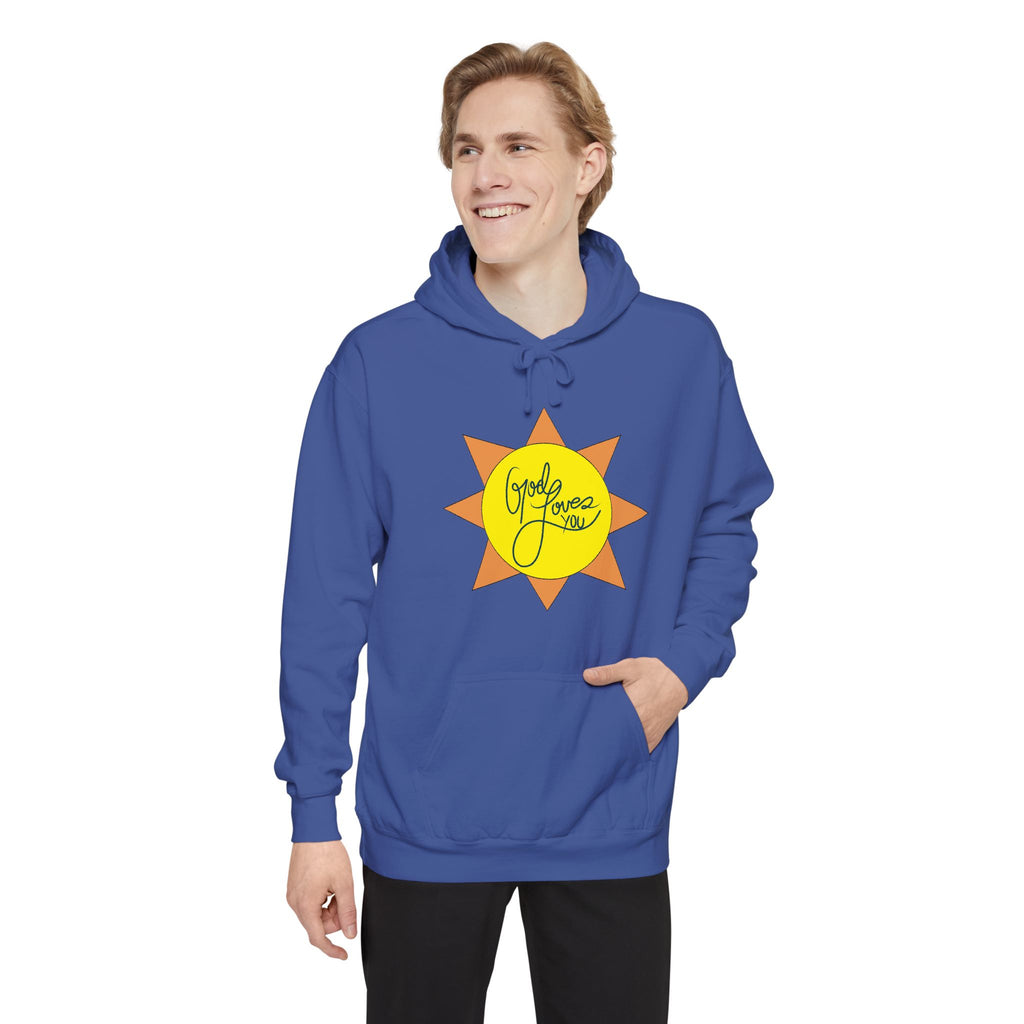 Christian Gift, Religious, Faith Gift, God Loves You Sweatshirt - Positive Inspirational Vibes hoodie