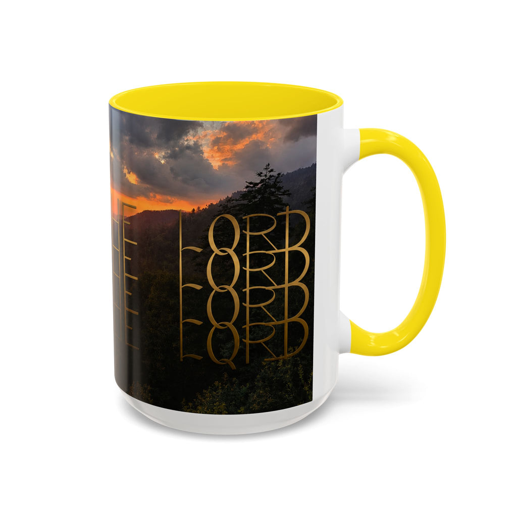 Christian Gift, Religious, Faith Gift, Praise the Lord Mountain Sunset Mug Coffee Mug