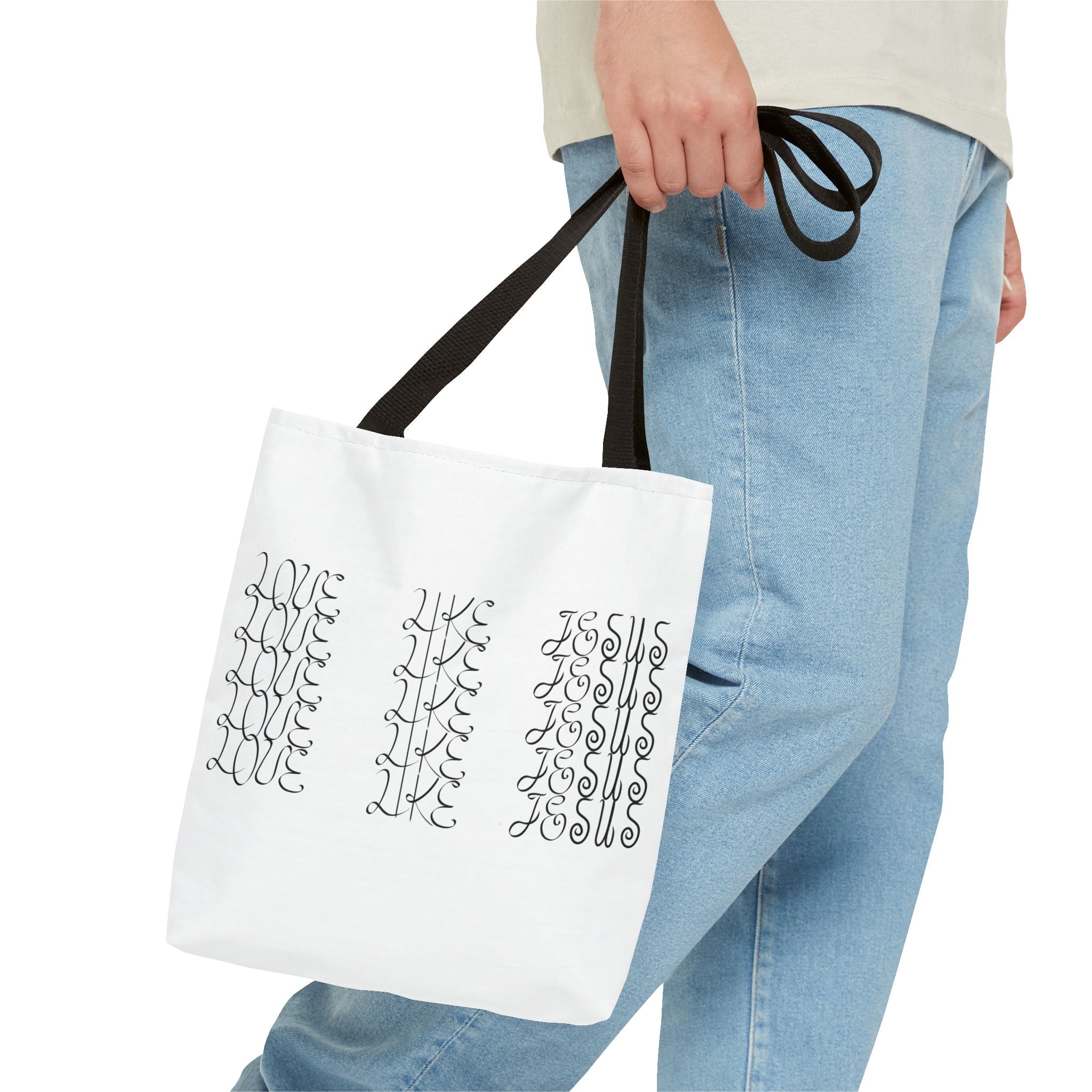 Christian Gift, Religious, Faith Gift, Love Like Jesus/Trust the Lord - Inspirational Tote