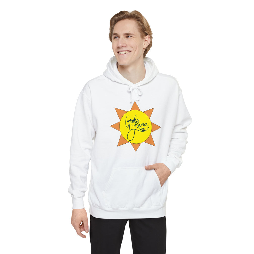 Christian Gift, Religious, Faith Gift, God Loves You Sweatshirt - Positive Inspirational Vibes hoodie