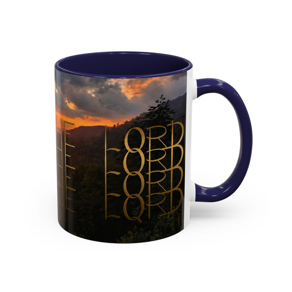 Christian Gift, Religious, Faith Gift, Praise the Lord Mountain Sunset Mug Coffee Mug