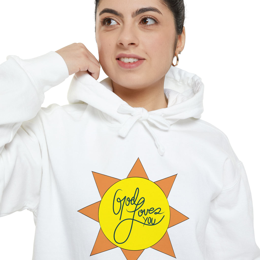 Christian Gift, Religious, Faith Gift, God Loves You Sweatshirt - Positive Inspirational Vibes hoodie