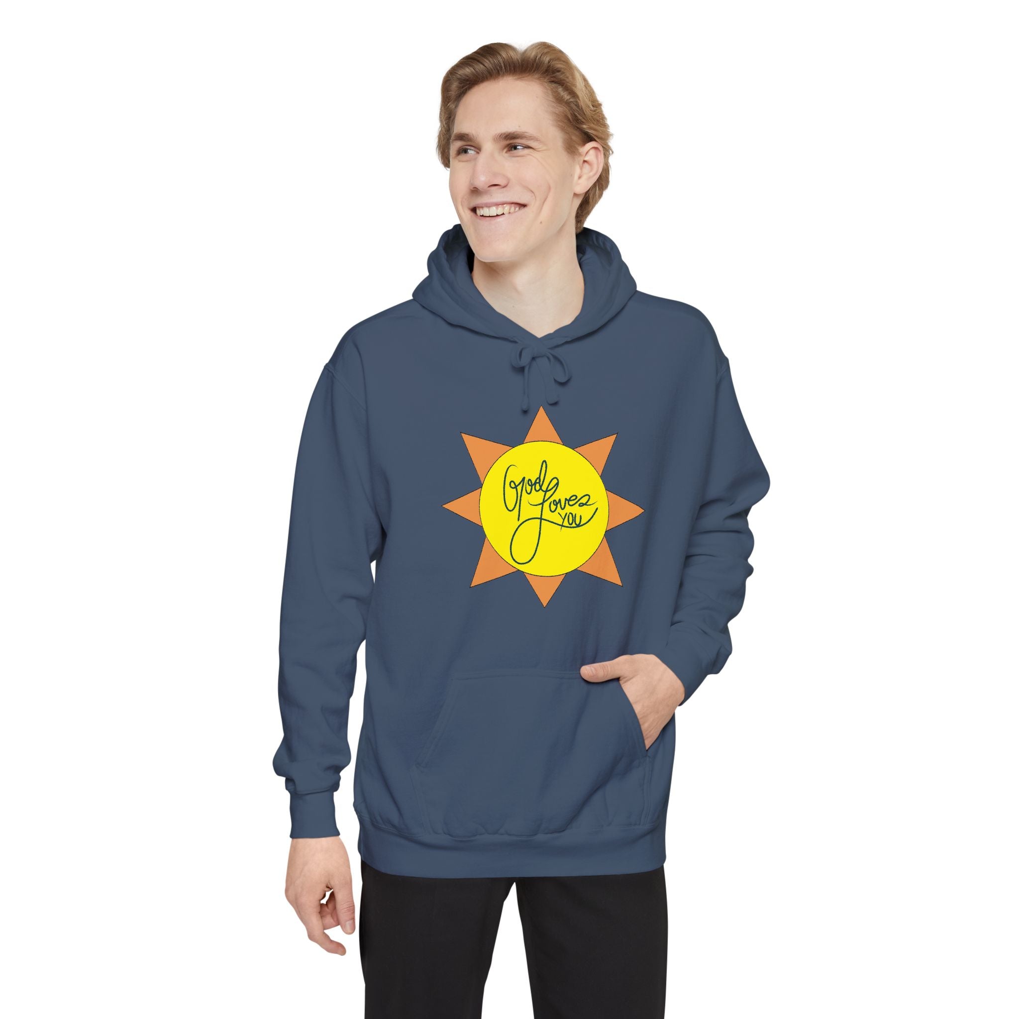 Christian Gift, Religious, Faith Gift, God Loves You Sweatshirt - Positive Inspirational Vibes hoodie