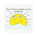 Smile Lights Up The World Sun car magnet | Cute sun decal