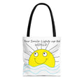 Smiling Sun Illustration Tote Bag | Your Smile Lights Up the World