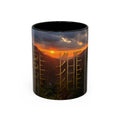 Christian Gift, Religious, Faith Gift, Praise the Lord Mountain Sunset Mug Coffee Mug
