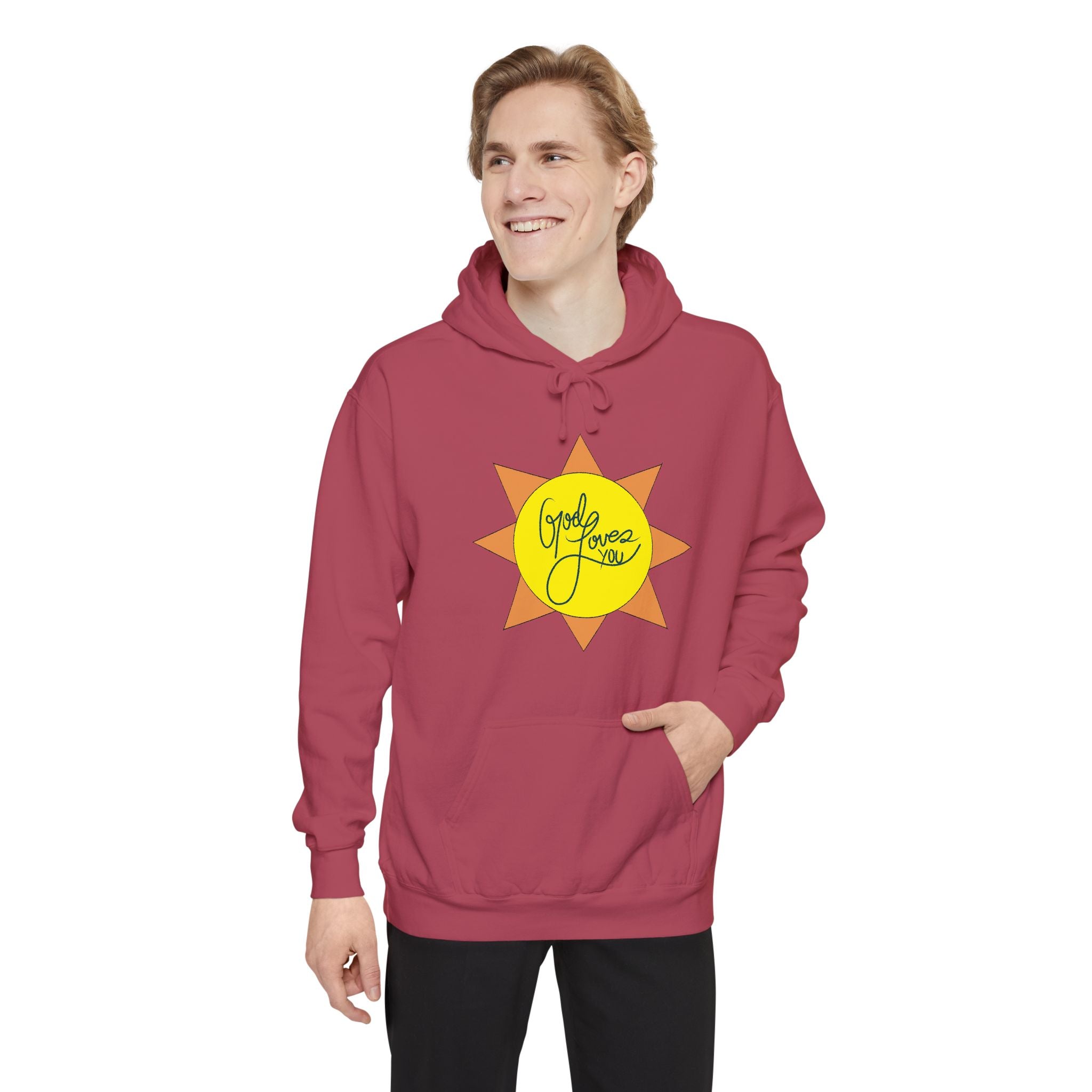 Christian Gift, Religious, Faith Gift, God Loves You Sweatshirt - Positive Inspirational Vibes hoodie