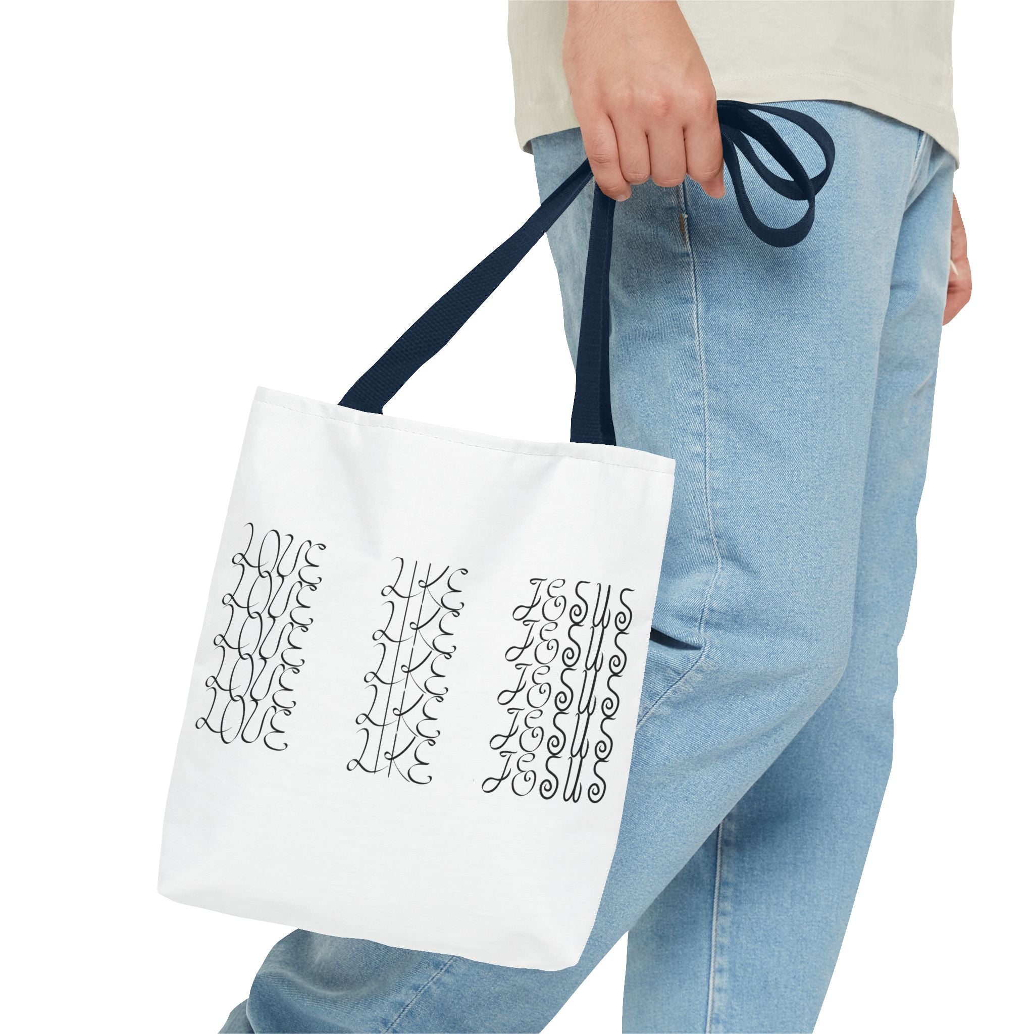 Christian Gift, Religious, Faith Gift, Love Like Jesus/Trust the Lord - Inspirational Tote