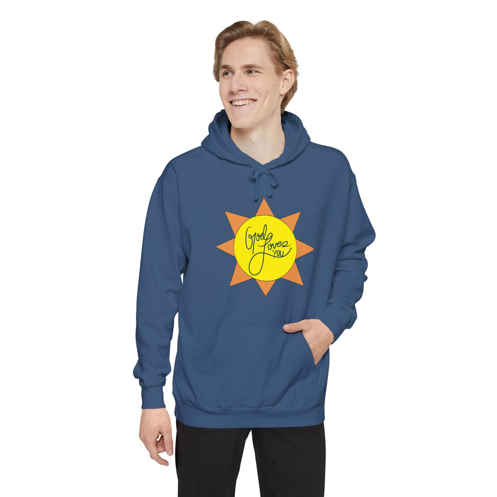 Christian Gift, Religious, Faith Gift, God Loves You Sweatshirt - Positive Inspirational Vibes hoodie