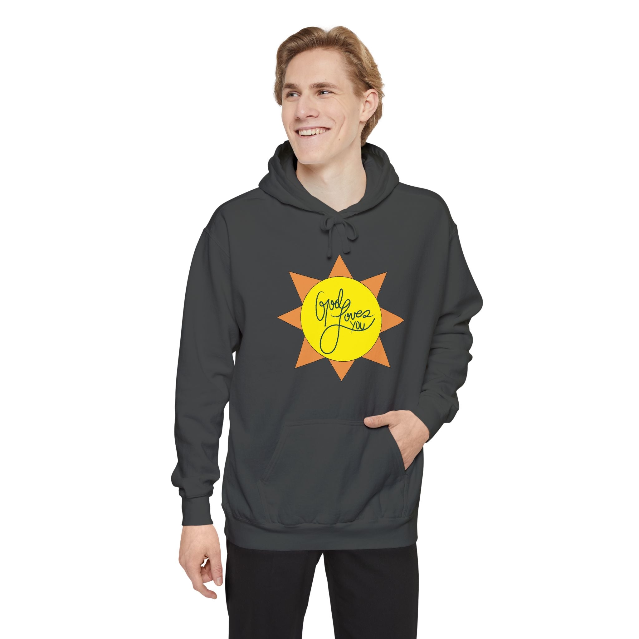 Christian Gift, Religious, Faith Gift, God Loves You Sweatshirt - Positive Inspirational Vibes hoodie