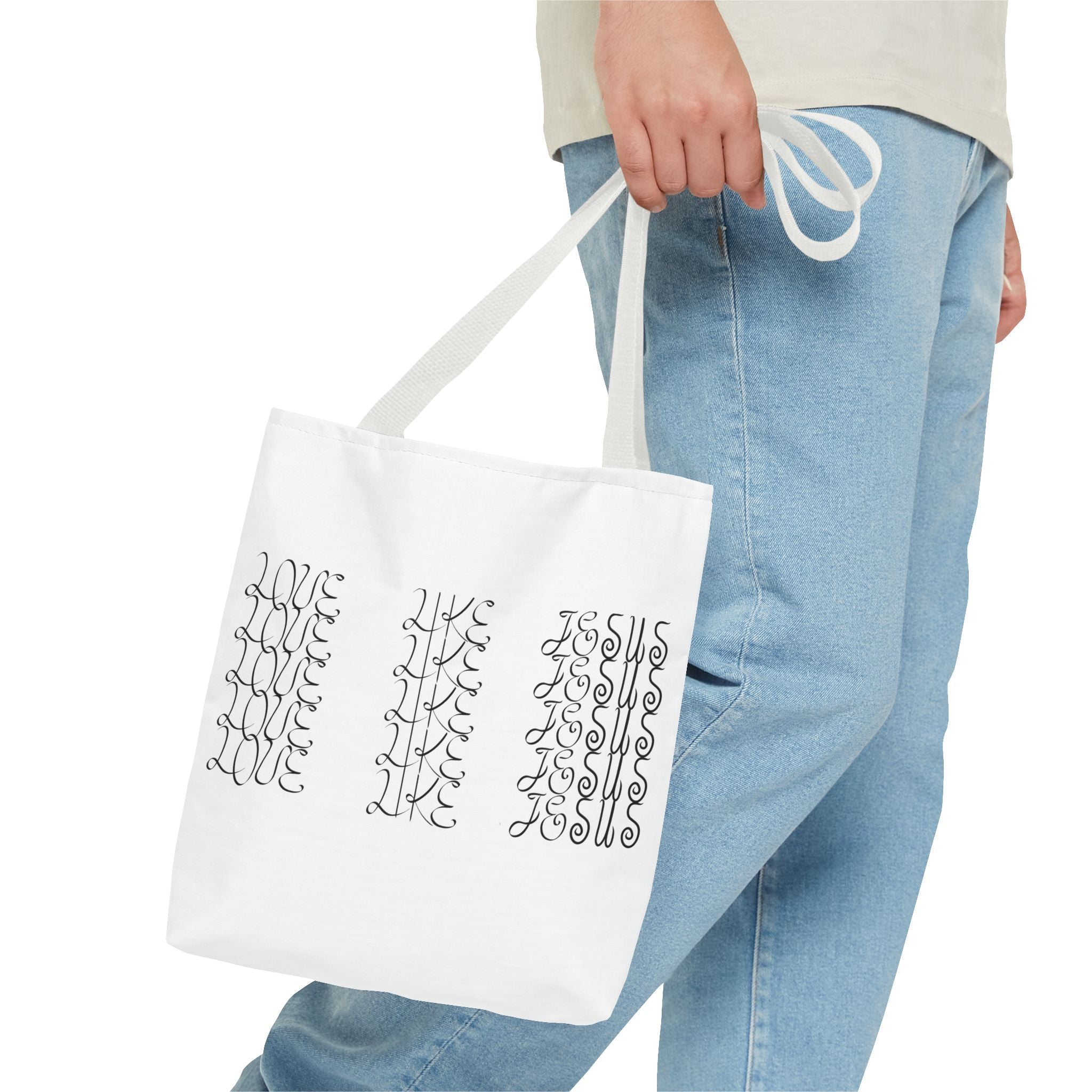 Christian Gift, Religious, Faith Gift, Love Like Jesus/Trust the Lord - Inspirational Tote