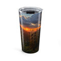 Sunset Mountain Landscape Tumbler 20oz | Scenic Sunset Travel Mug