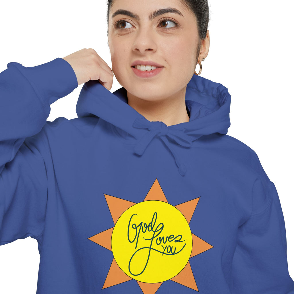 Christian Gift, Religious, Faith Gift, God Loves You Sweatshirt - Positive Inspirational Vibes hoodie