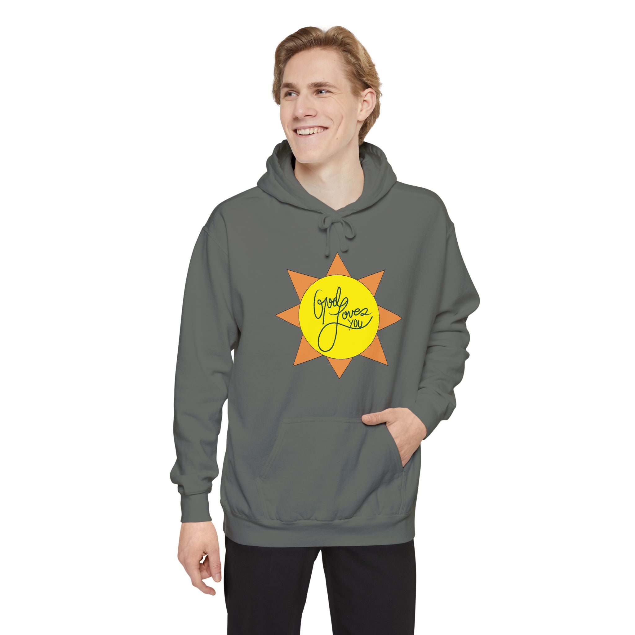 Christian Gift, Religious, Faith Gift, God Loves You Sweatshirt - Positive Inspirational Vibes hoodie