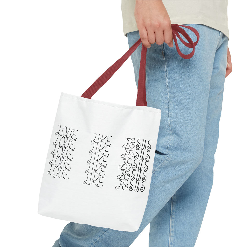 Christian Gift, Religious, Faith Gift, Love Like Jesus/Trust the Lord - Inspirational Tote