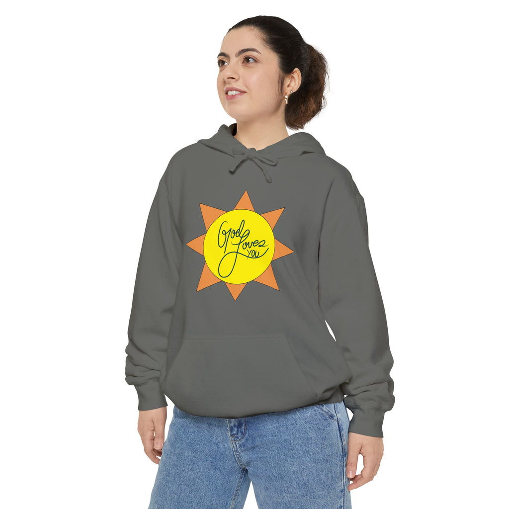 Christian Gift, Religious, Faith Gift, God Loves You Sweatshirt - Positive Inspirational Vibes hoodie