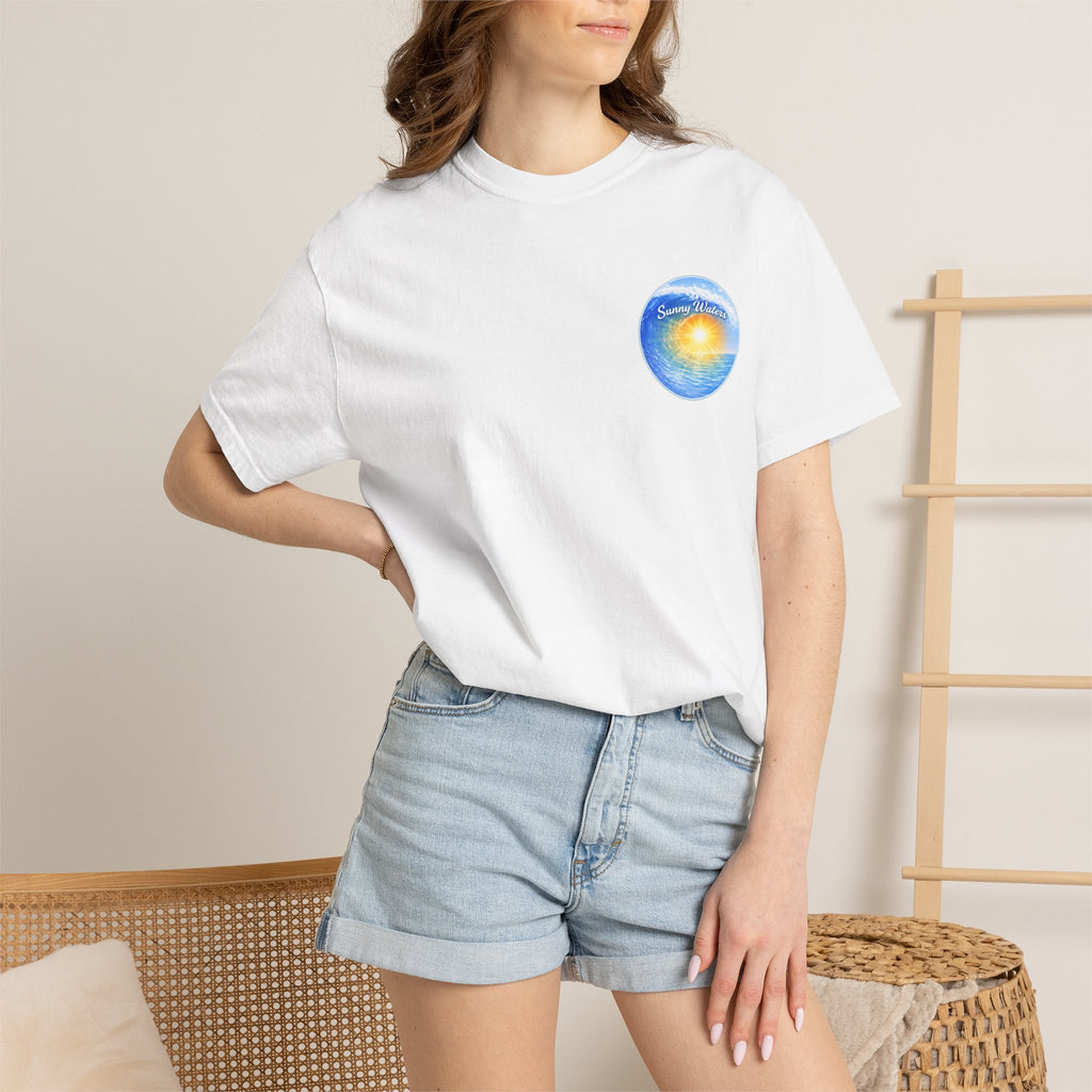 Christian Gift, Religious, Faith Gift, Praise the Lord Sunrise T-shirt | Sunset Gradient Back Print