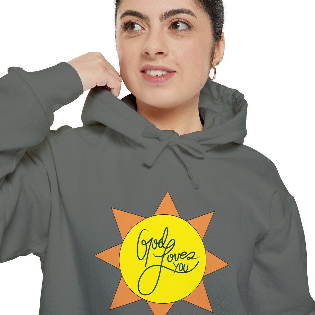 Christian Gift, Religious, Faith Gift, God Loves You Sweatshirt - Positive Inspirational Vibes hoodie