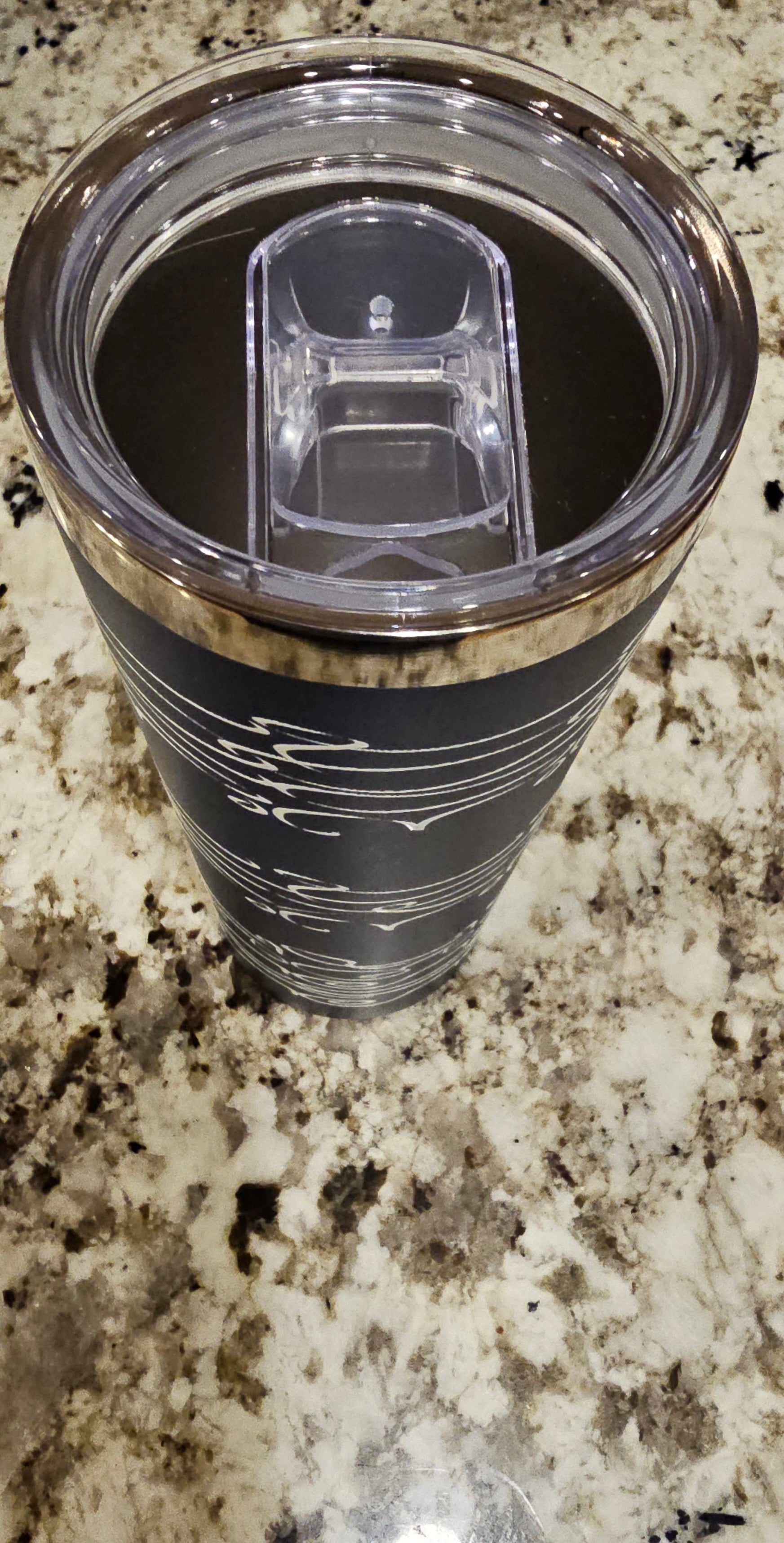 Christian Gift, Religious, Hidden Message, Secret Message, Faith Based, Love Like Jesus Blue- 22oz. Inspirational Insulated Coffee Tumbler