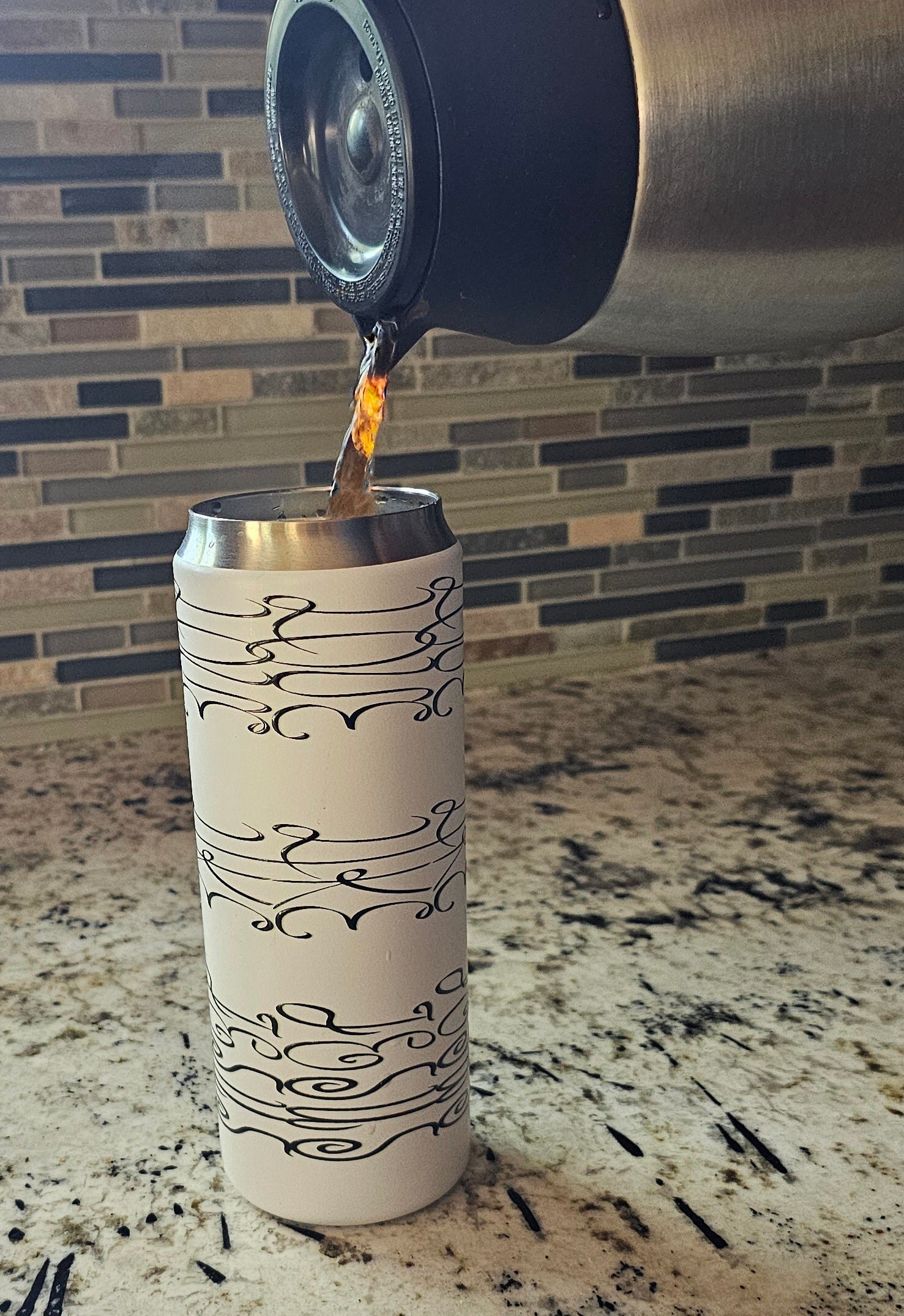 Christian Gift, Religious, Hidden Message, Secret Message, Faith Based, Love Like Jesus White - 20Oz. Tumbler