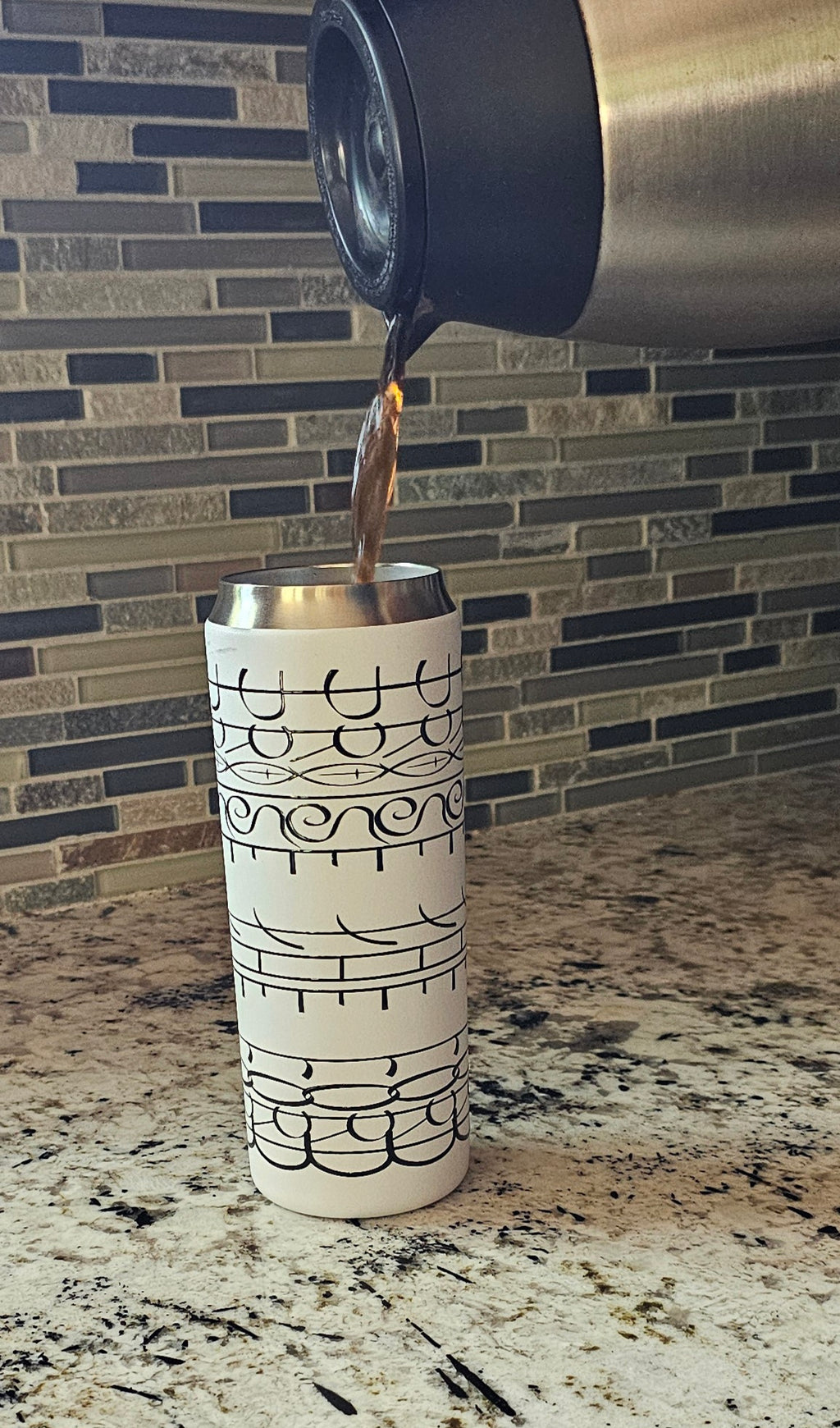 Christian Gift, Religious, Hidden Message, Secret Message, Faith Based,- Praise the Lord - 20oz. Inspirational Insulated Coffee Tumbler