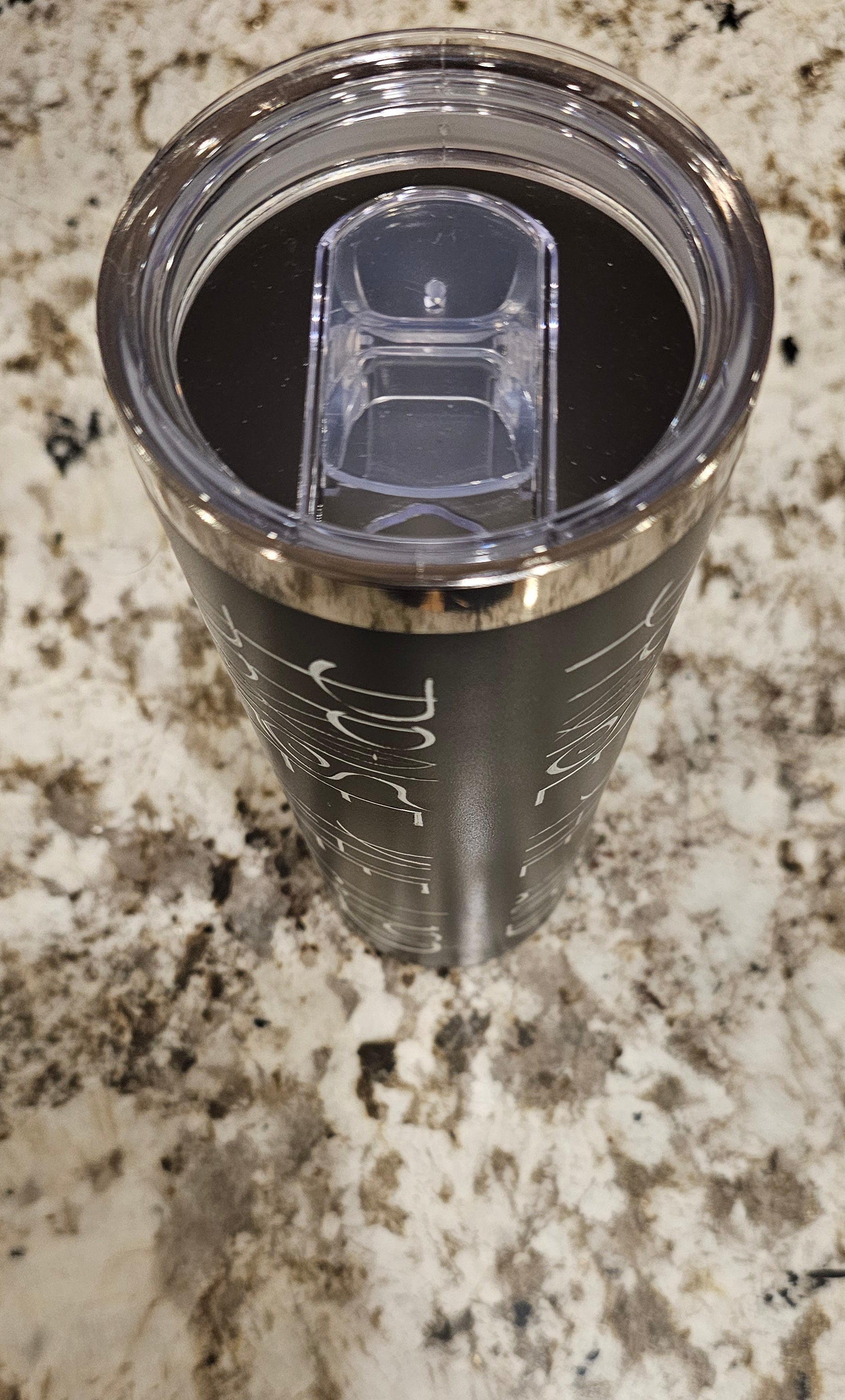 Christian Gift, Religious, Hidden Message, Secret Message, Faith Based, Praise the Lord - 220z. Inspirational Insulated Coffee Tumbler